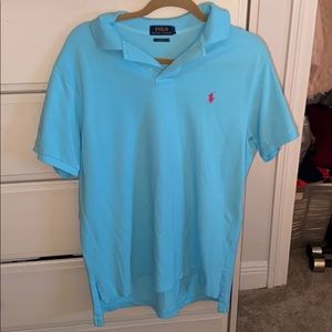 Cotton Candy Blue Men’s XL Collared Polo Shirt!